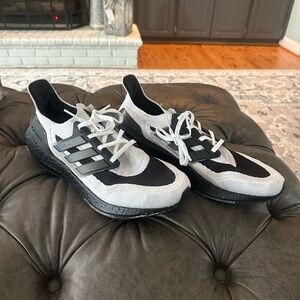 Adidas Ultraboost Black and White Men’s Athletic Shoes